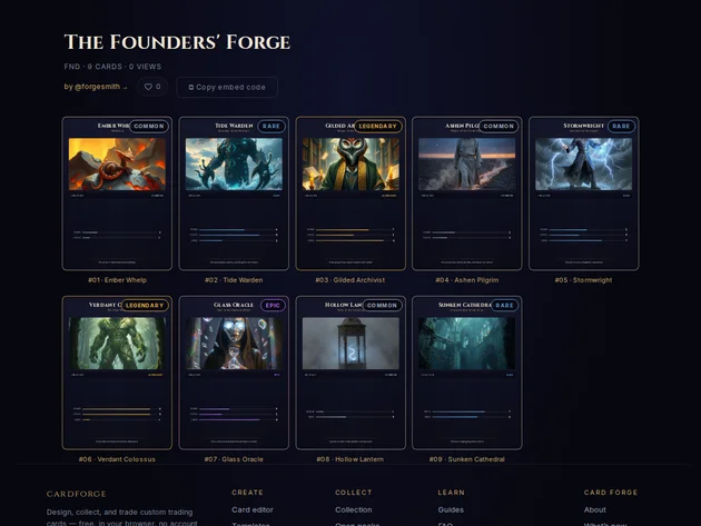 The Founders' Forge